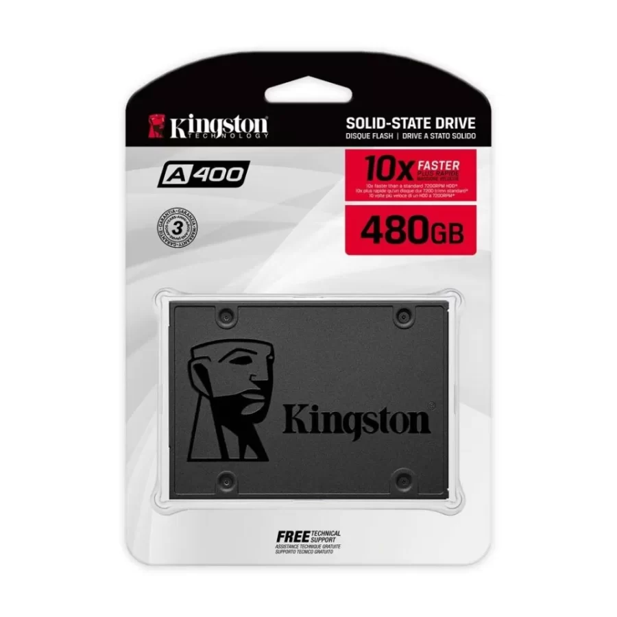 SSD KINGSTON 480GB SATA 2,5" SA400